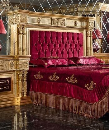 Luxury Golden Bed Set