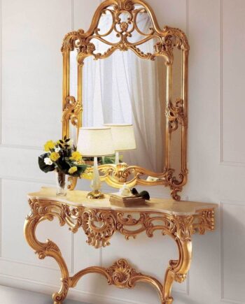 Elegant Reflections Console Mirror Table