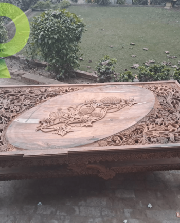 Centerl carved Dinning Table